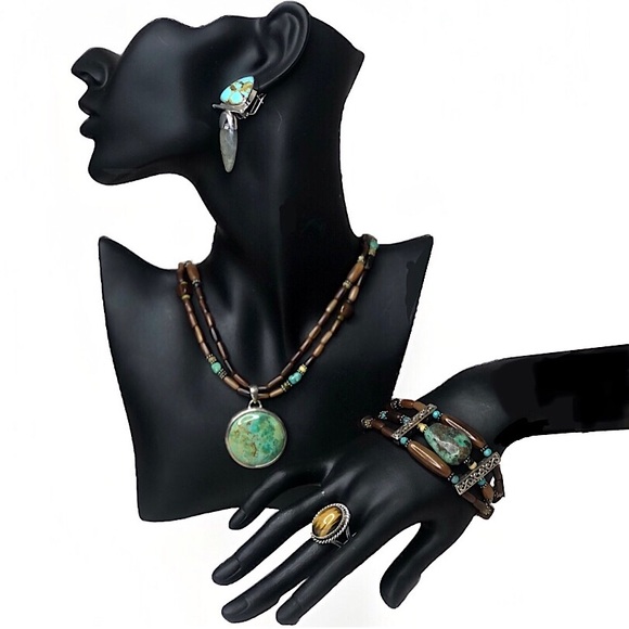 Native American Tigers Eye Sterling Silver Ring Sz 10-1/2 - Picture 8 of 17